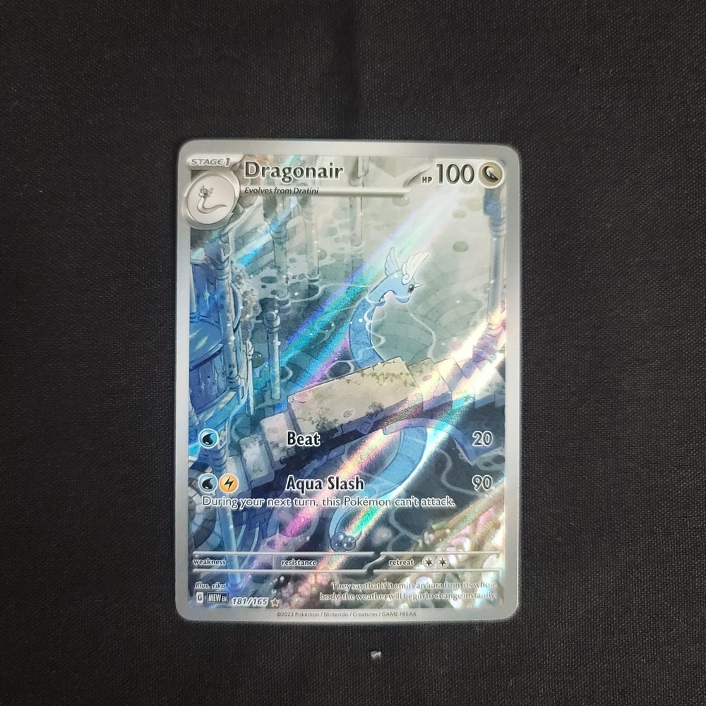 Pokemon Dragonair Illustration Rare 181/165 151 Holo IR Full Art